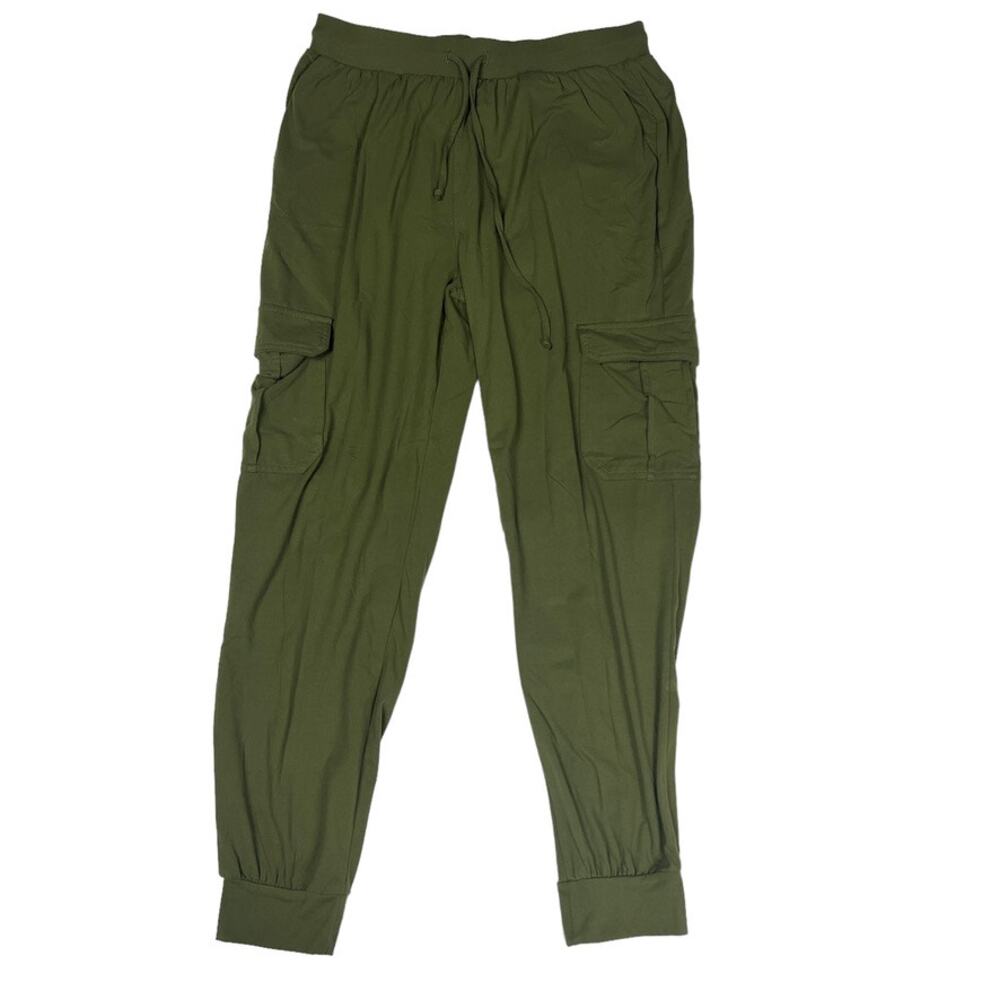 One 5‎ One Jogger Pants High Rise Cargo Pockets Drawstring Casual Women's Medium